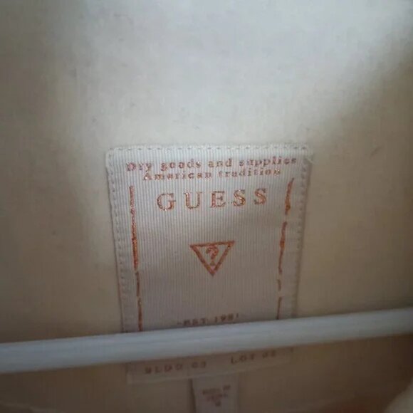 GUESS Coat Womens Winter White - Picture 3 of 3